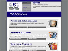 Tablet Screenshot of cscpub.com